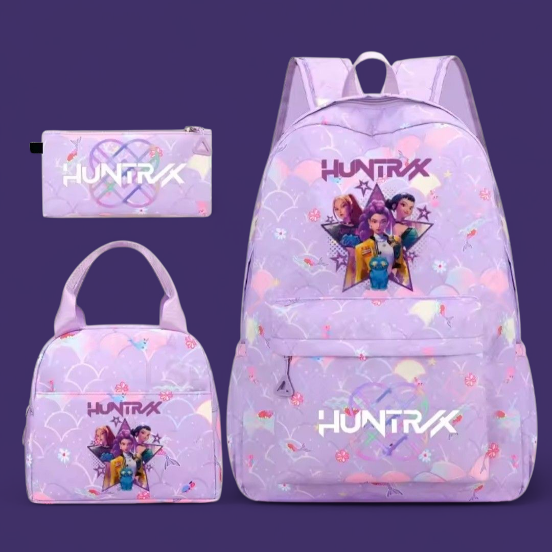 Bag lunchbox pencil case 3 piece set