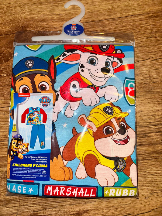 Paw patrol pjs 18-24months