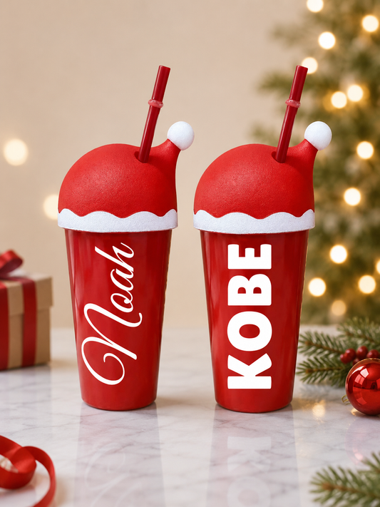 Personalised santa cold cup