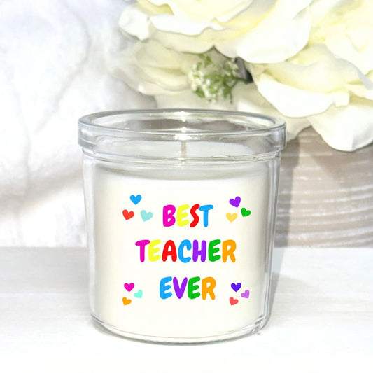 Best teacher ever candle