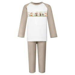 Personalised wildlife three birthday pjs