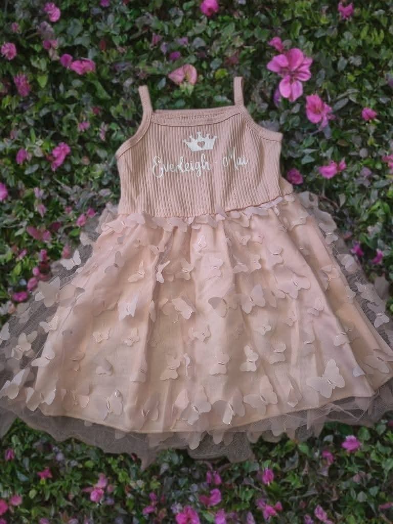 Personalised butterfly dress