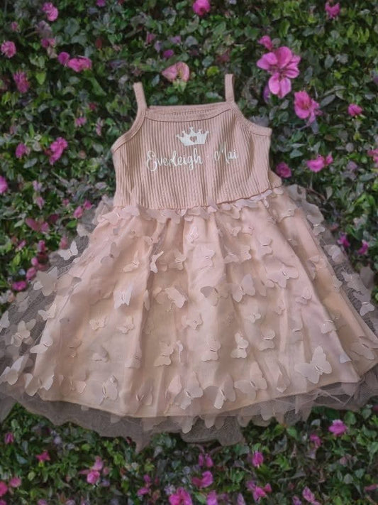 Personalised butterfly dress