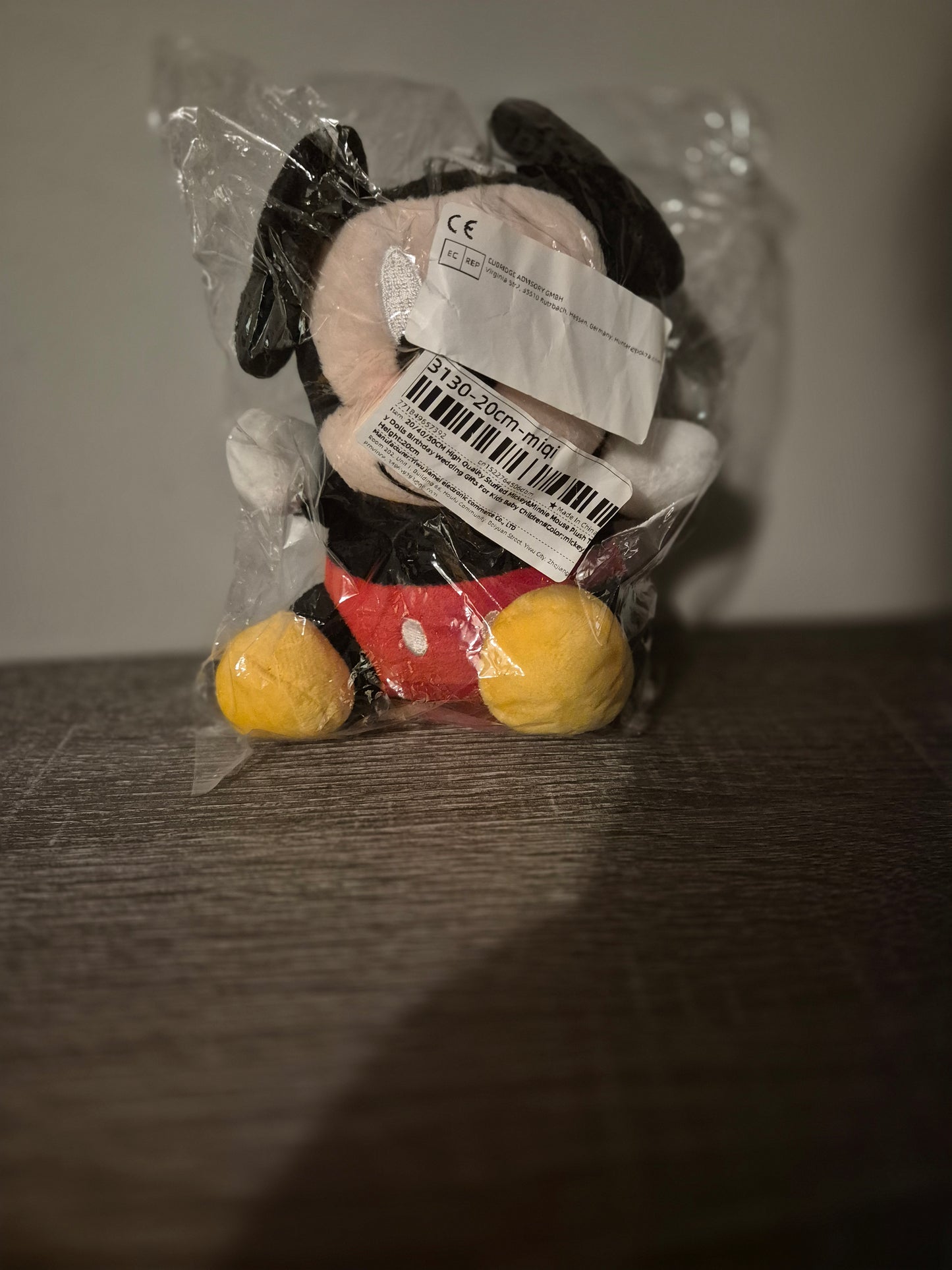 Mickey mouse plushie 16cm