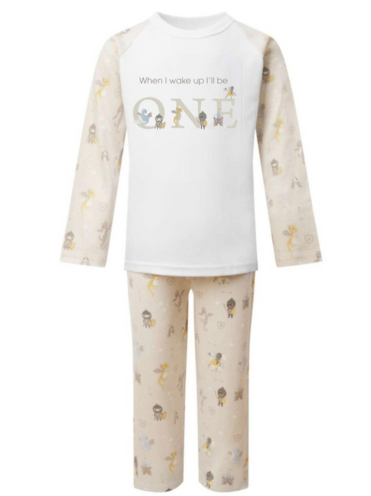 Knights and dragons birthday Pjs