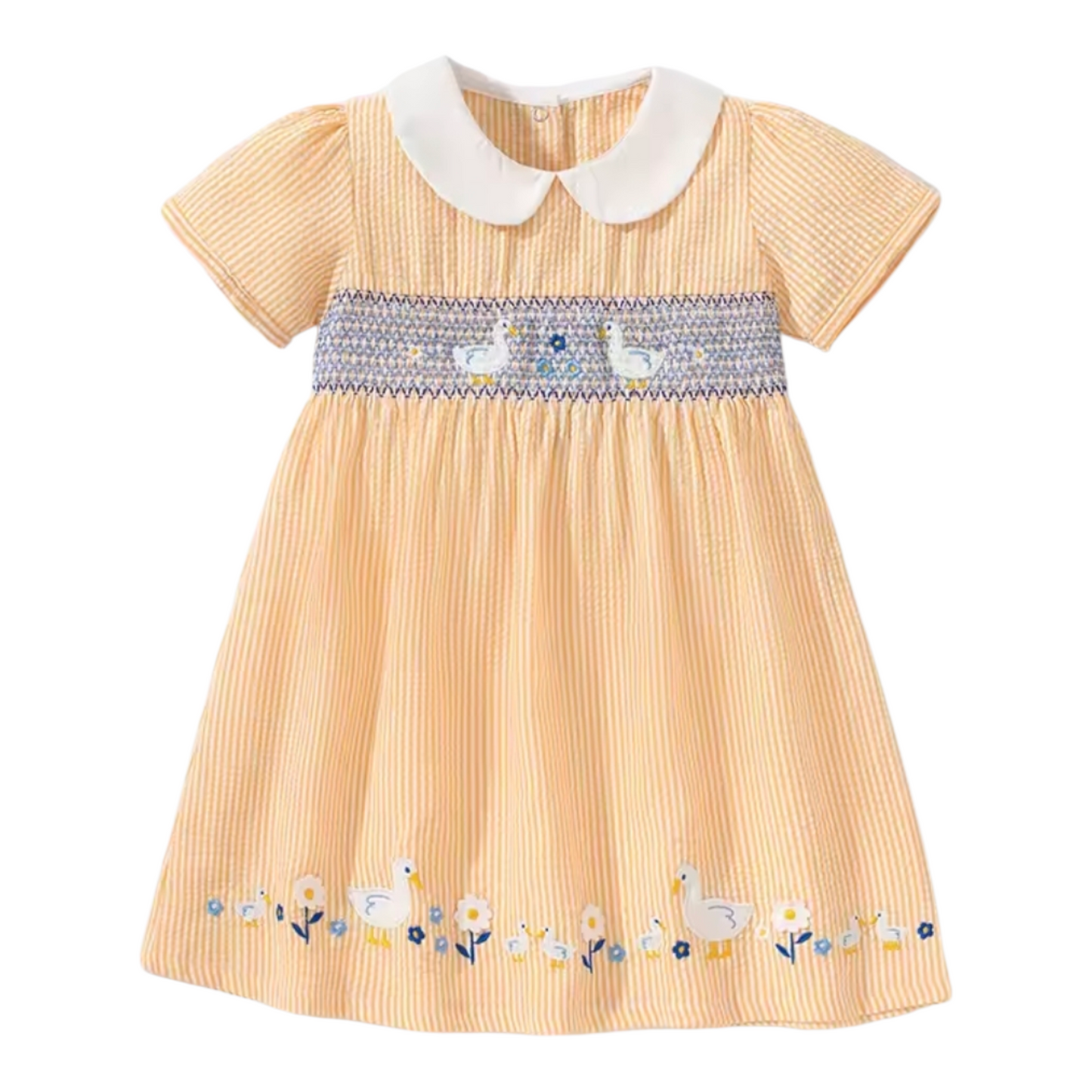 Girl smocked dress