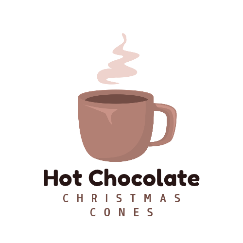 Christmas hot chocolate cones