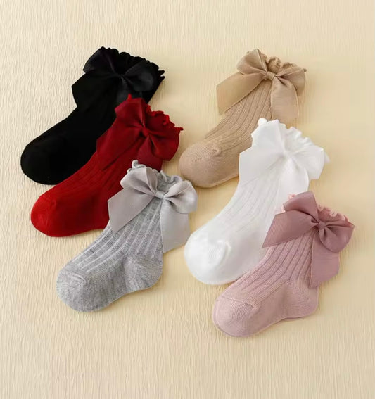 6 pack bow socks