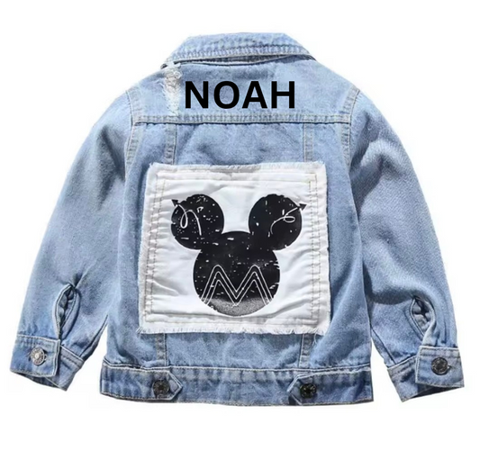 Mickey mouse denim jacket